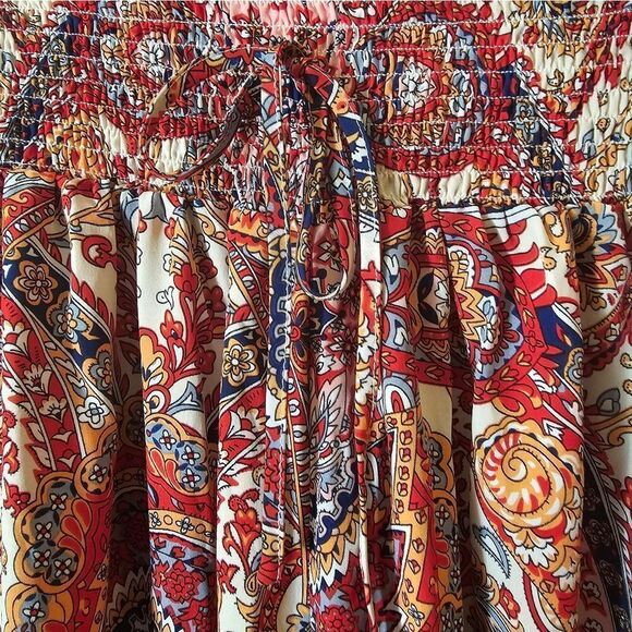 BOHO FLORAL PAISLEY PALAZZOS - Picture 6 of 6